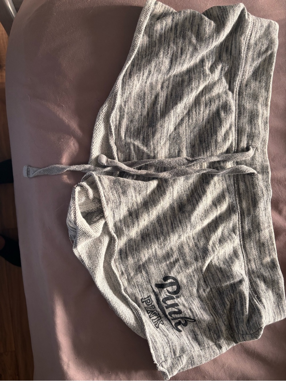 PINK Victoria's Secret Heather Gray Girls' Knit Lounge Shorts